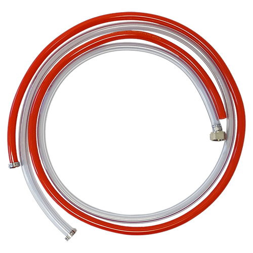 Gas Line-6ft. Beer line with 3/8 tail piece and 7/8" swivel nut.