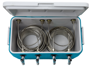 QUAD COOLER W/ 4 - 70' X 5/16" COILS ALL 304SS.