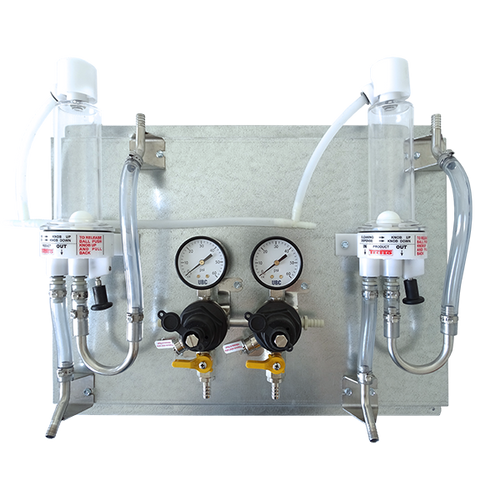 Wall panel with 2-4 secondary regulators and FOBs