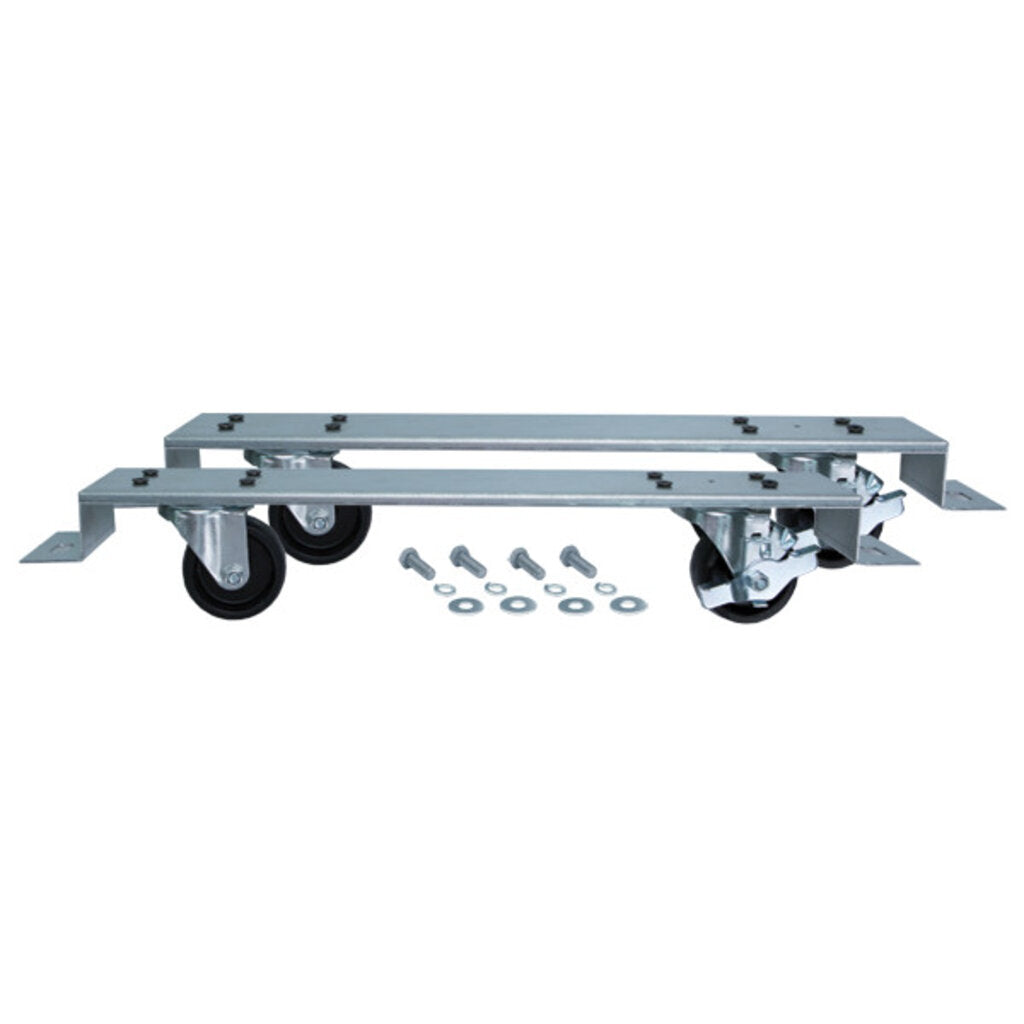2 Channel Bars - 4 Casters - Low Profile.