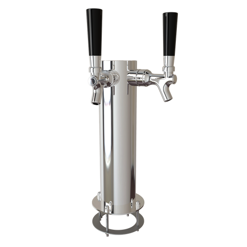 American Style Tower 3" CYLINDER 2, Chrome, GLYCOL.