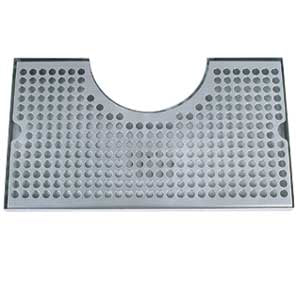 14" Stainless Steel Cut-Out Surface Mount, 4" Column w/drain