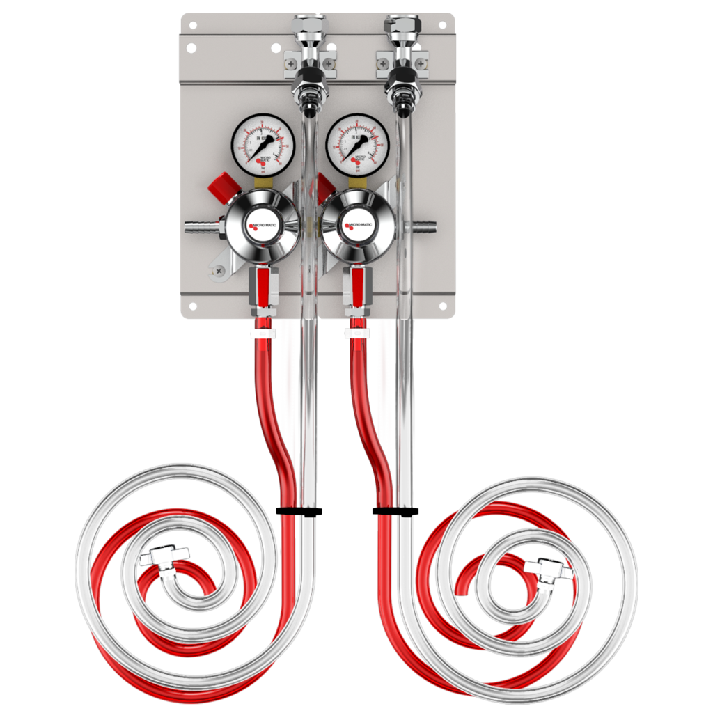 Secondary Regulator Panel Kit - 2 Pressure - 2 Products