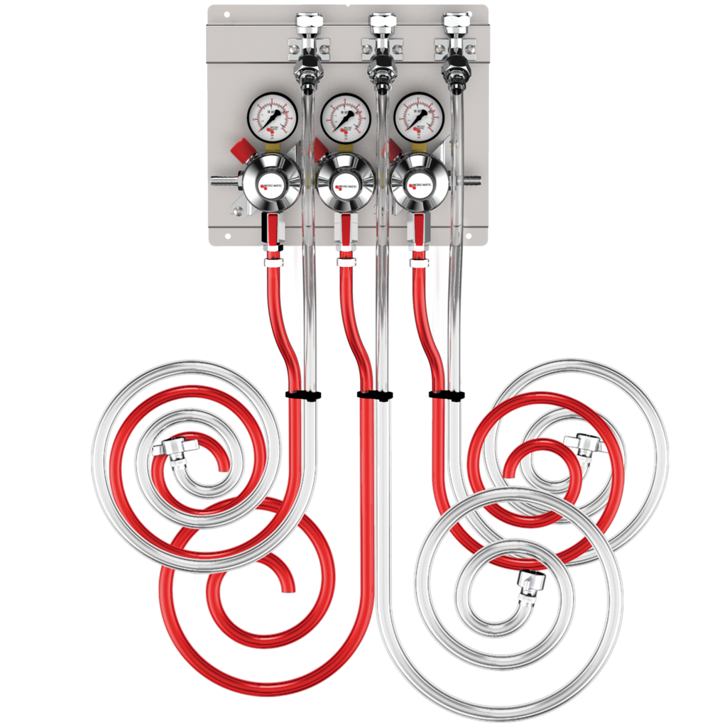 Secondary Regulator Panel Kit - 3 Pressure - 3 Products