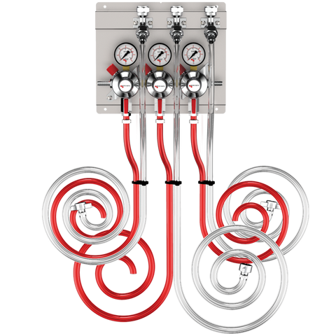 Image of Secondary Regulator Panel Kit - 3 Pressure - 3 Products
