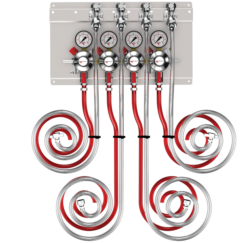 Secondary Regulator Panel Kit - 4 Pressure - 4 Products