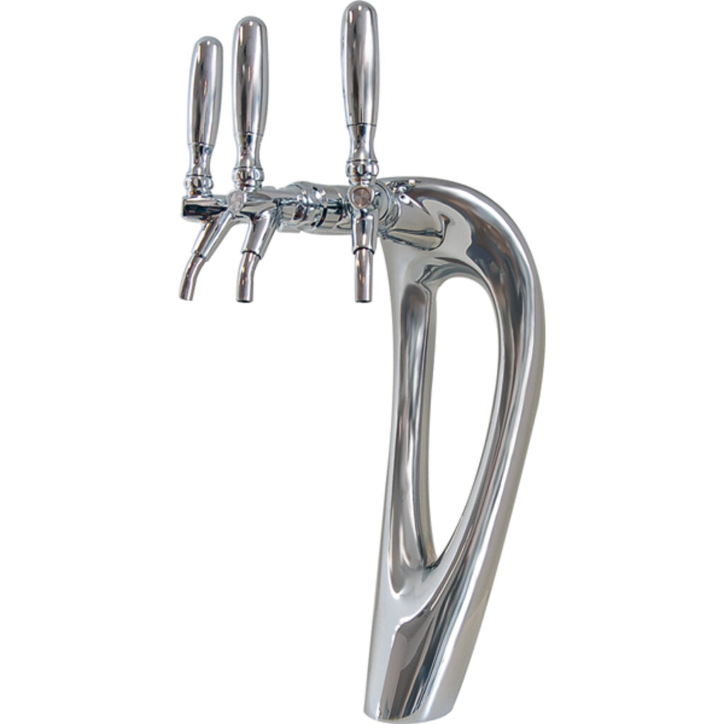 Mystique Tower - 3 Faucets - Chrome Finish - Glycol Ready