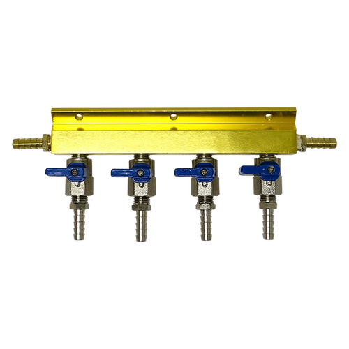 Air distributor, 4 way