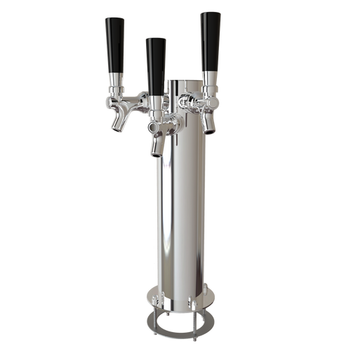 American Style Tower 3" CYLINDER 3, Chrome, AIR