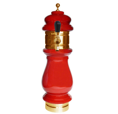 Image of Ceramic Draft Beer Tower SILVA 1 Tap - Glycol cooled