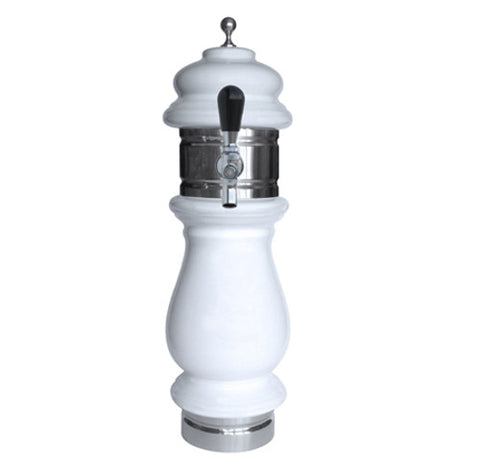 Image of Ceramic Draft Beer Tower SILVA 1 Tap - Glycol cooled