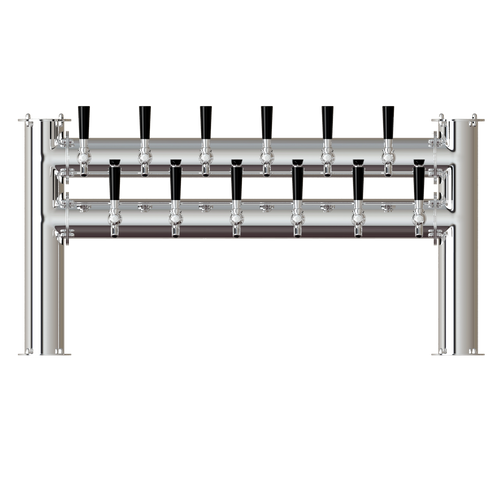 Double Bridge 12 Stainless Steel Tower