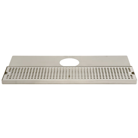 Image of 24" Stainless Steel Surface Mount Drain Tray, w/ Tower Plate