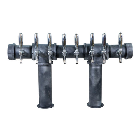Image of Double Pedestal Cast Iron - 8 Faucets
