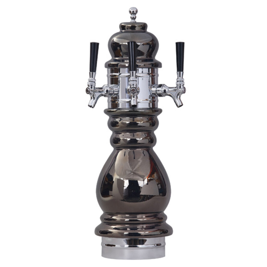 Black Forest Ceramic Tower, 3 Faucet, Kool-Rite Glycol