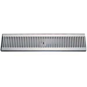 24" Stainless Steel Surface Mount Drain Tray, w/ Drain