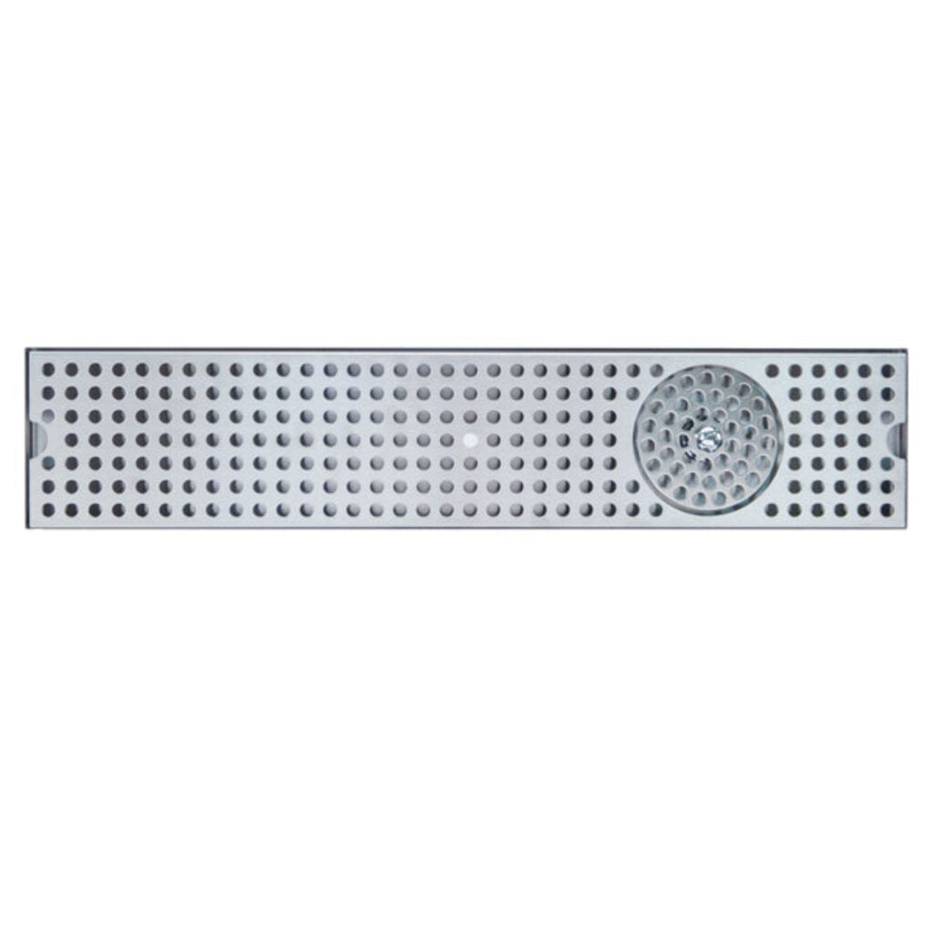30" Stainless Steel Glass Rinser Drain Tray, 8-10 Faucets