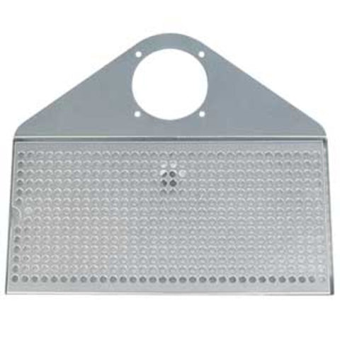 Image of Draft Beer Tower Drip Tray, Polished Stainless Steel, With Drain