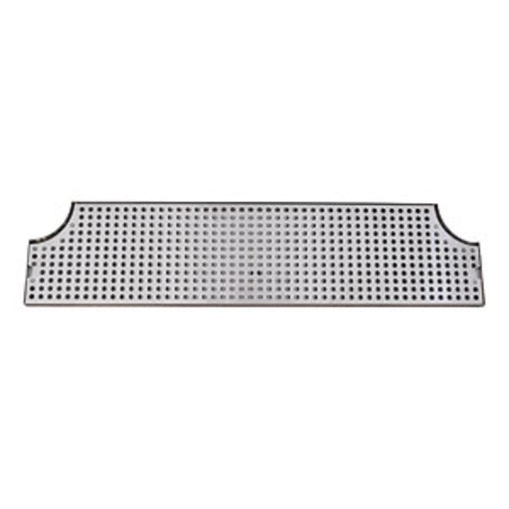 34" Stainless Steel Surface Mount Drain Tray w/ Drain