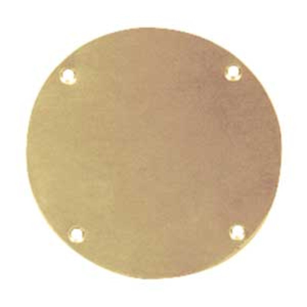 Hole Cover Plate - 4" Hole, Brass