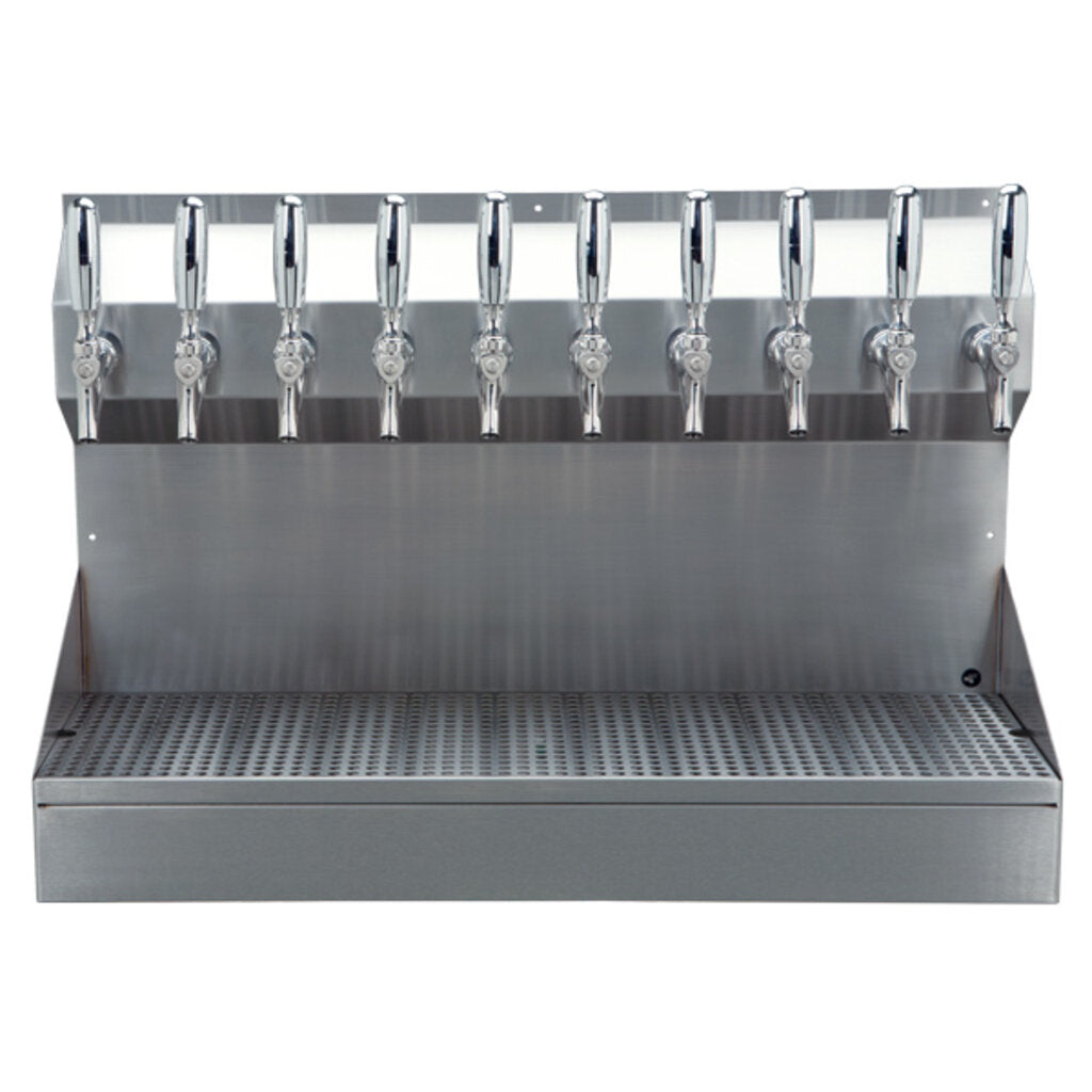 Kronos - 10 Faucet Draft Tower, Glycol, Wall Mount