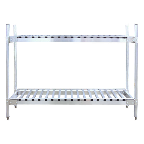 Aluminum Keg Shelving