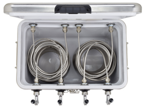 QUAD COOLER 4-100' COILS-METAL 54QT COOLER