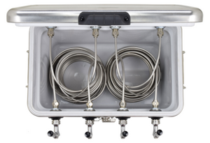 QUAD COOLER 4-70' COILS-METAL 54QT COOLER