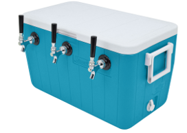TRIPLE 100' COIL BOX-48QT. ALL SS CONTACT