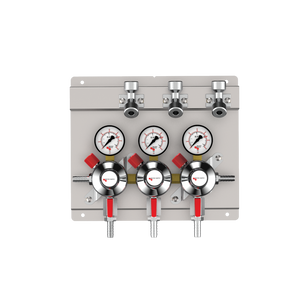 Secondary Regulator Panel - 3 Products - 3 Pressures