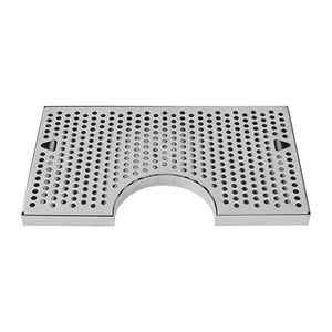 Countertop Drip Tray, 15" x 9” x 7/8'', 4 1/2" Cut Out