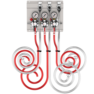Secondary Regulator Panel Kit - 3 Pressure - 3 Products