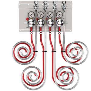 Secondary Regulator Panel Kit - 4 Pressure - 4 Products