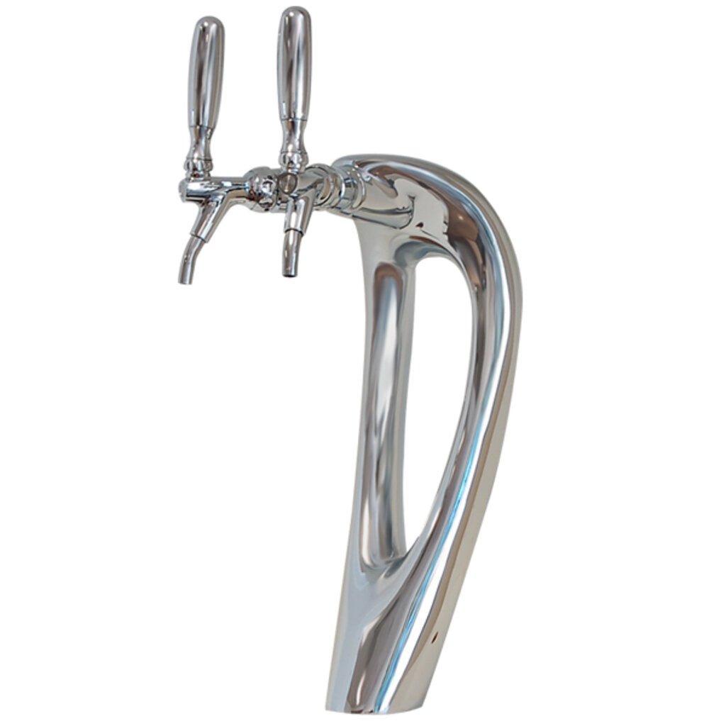 Mystique Tower - 2 Faucets - Chrome Finish - Glycol Ready