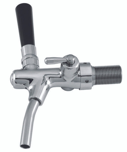 Euro Flow Control Beer Faucet - Chrome Plated Brass