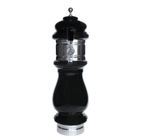Image of Ceramic Draft Beer Tower SILVA 1 Tap - Air Cooled
