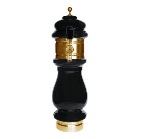 Image of Ceramic Draft Beer Tower SILVA 1 Tap - Glycol cooled
