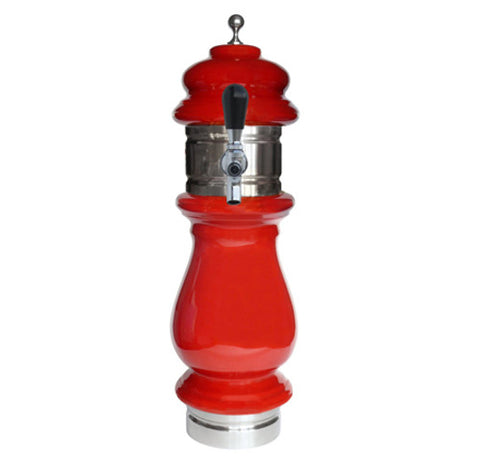 Image of Ceramic Draft Beer Tower SILVA 1 Tap - Glycol cooled