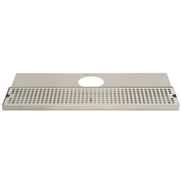 24" Stainless Steel Surface Mount Drain Tray, w/ Tower Plate