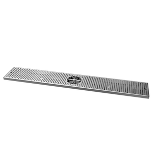 Drip Tray 45 Inch Surface Mount, Counter Top, Stainless Steel With Rinser