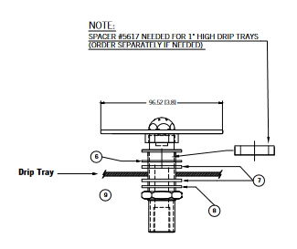 Image of Glass Rinser - Replacement Sprayer