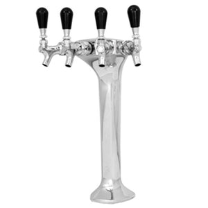 Beer Tower MILANO 4 Chrome