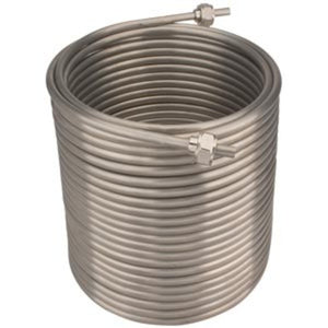 Stainless Steel Cooling Coil, 100' x 3/8" O.D.