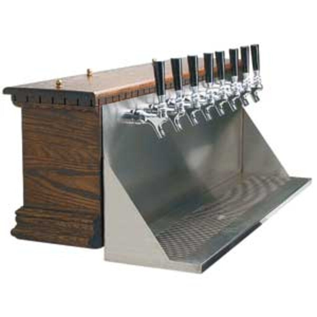 Irish Coffin Box - Dark Oak - Air Cooled - 8 Faucets