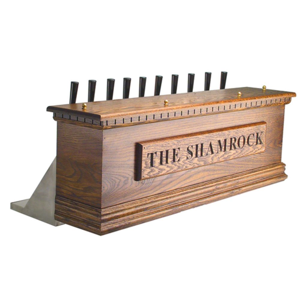 Irish Coffin Box - Dark Oak - Air Cooled - 10 Faucets