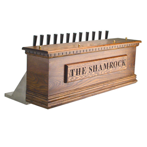 Image of Irish Coffin Box - Dark Oak - Air Cooled - 12 Faucets