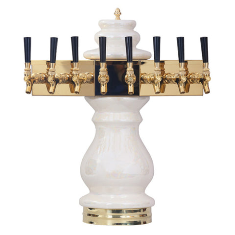 Image of Braumeister Ellipse Ceramic Tower, 8 Faucet