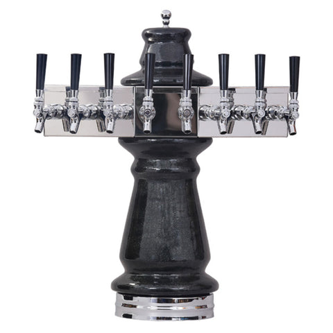 Image of Vienna Ellipse Ceramic Tower, 8 Faucet, Glycol