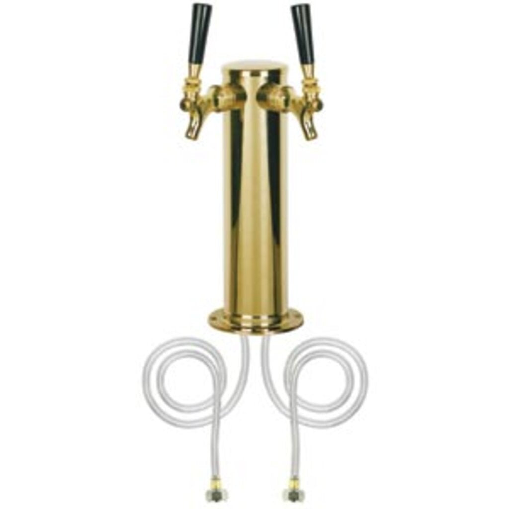 3" Column - 2 Faucets - PVD Brass - Air Cooled