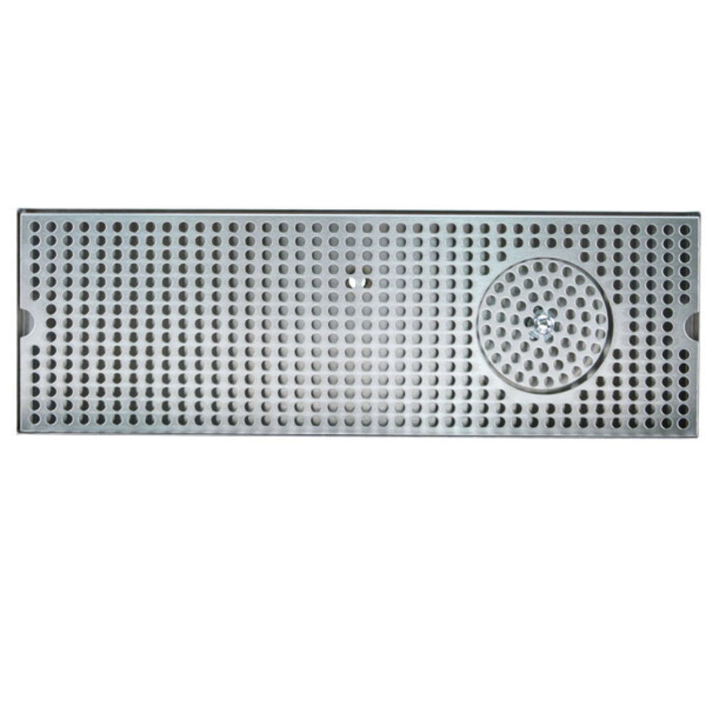 20" Stainless Steel Glass Rinser Drain Tray, 4-8 Faucets